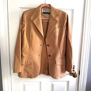 Vintage BRODKIN Ultrasuede Jacket Blazer Size 12 EUC